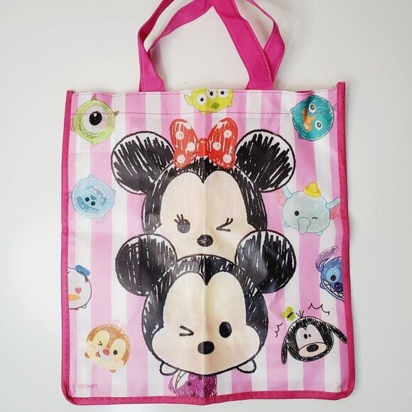 New Disney Junior Minnie Mouse Pack:  tote bag a mini bag, 2 hair clips and more - Picture 7 of 16